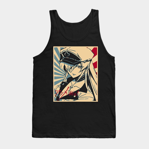 Esdeath Akame ga kill Tank Top by hackneydagger